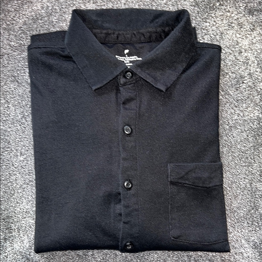Men's Black Long Sleeve Shirt